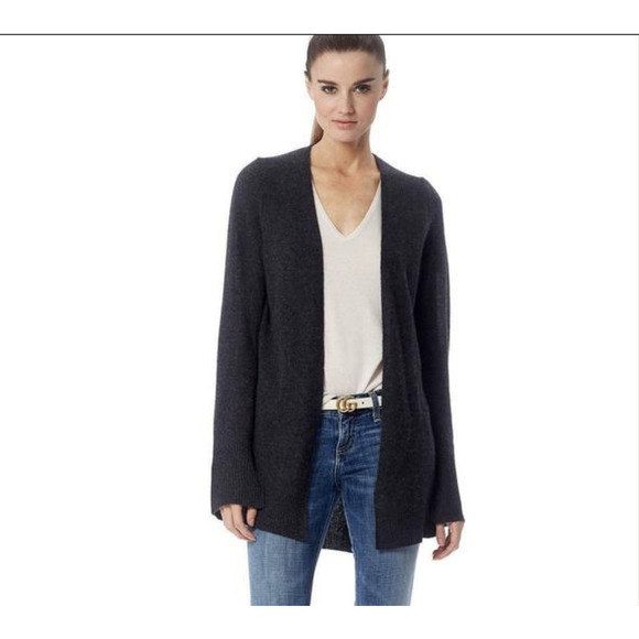 360 Cashmere Sija Cardigan in Graphite sz S - Picture 1 of 10